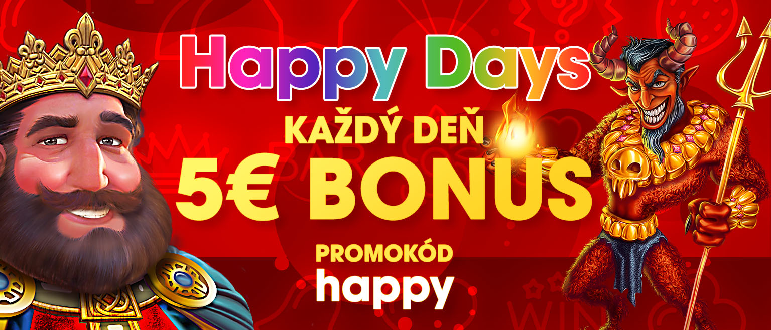 Tvoje Happy Days začínajú od pondelka v MonacoBet online kasíne