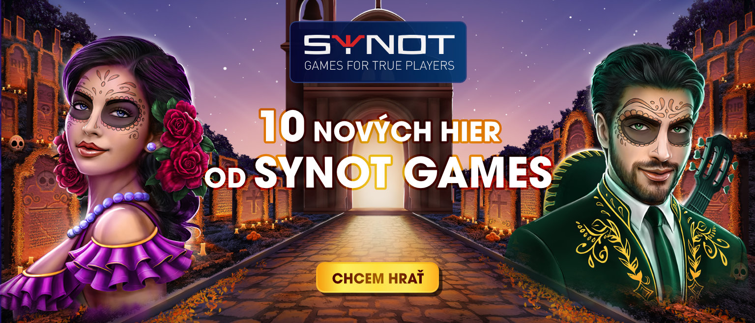 Hraj 10 nových hier od Synot Games v MonacoBet