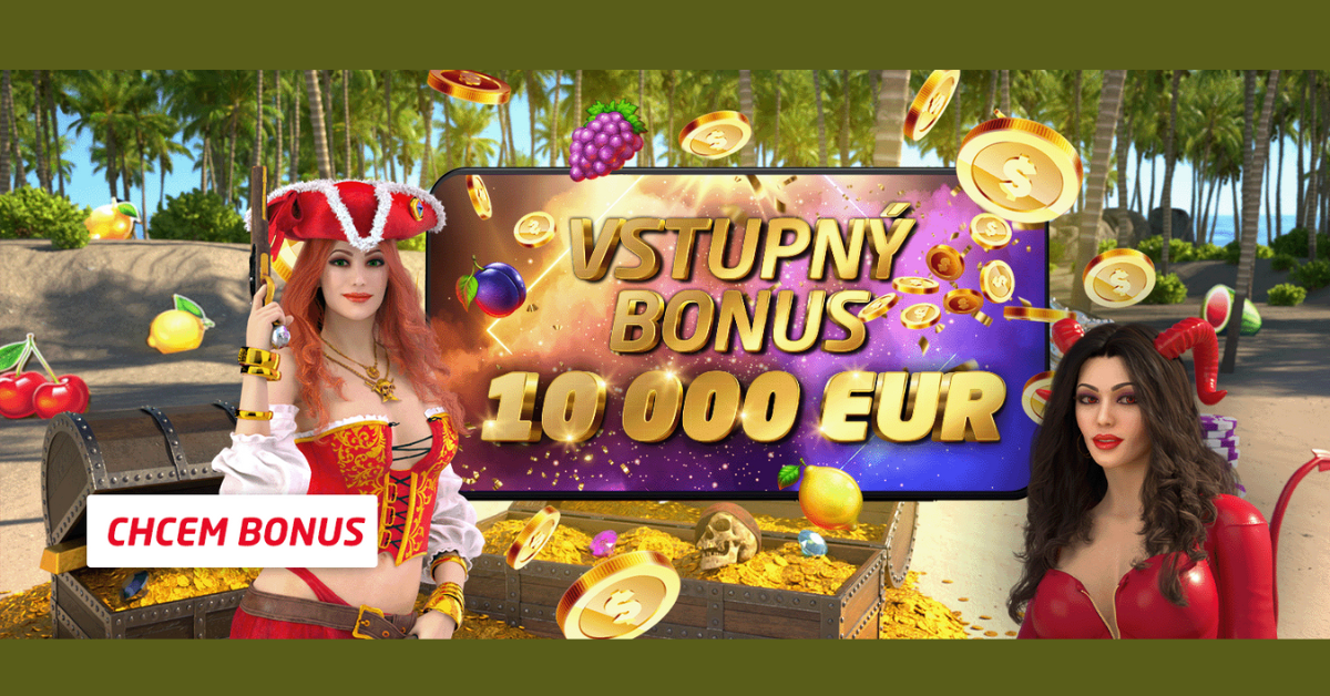 Získaj vstupný bonus 10 000 € v Synottip kasíne