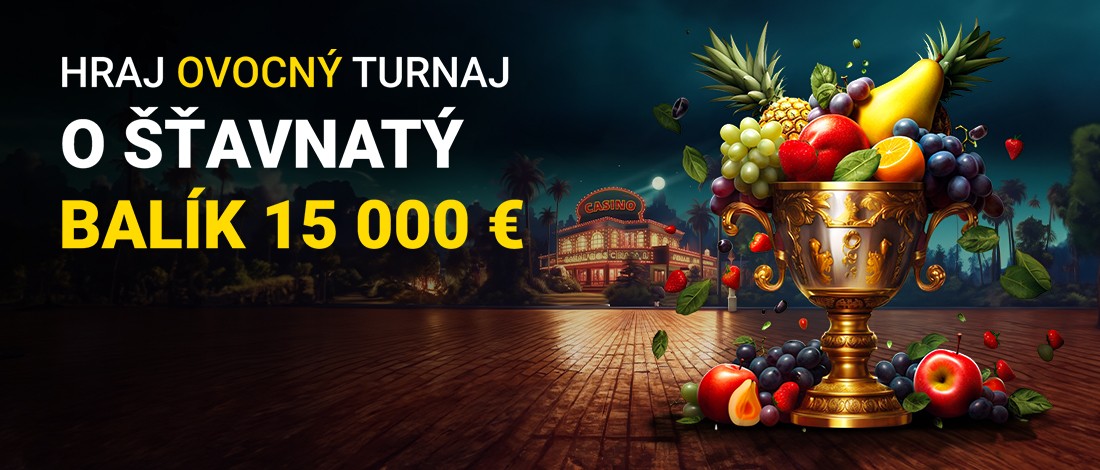 Pozbieraj bohatú úrodu v ovocnom turnaji vo FORTUNA kasíne