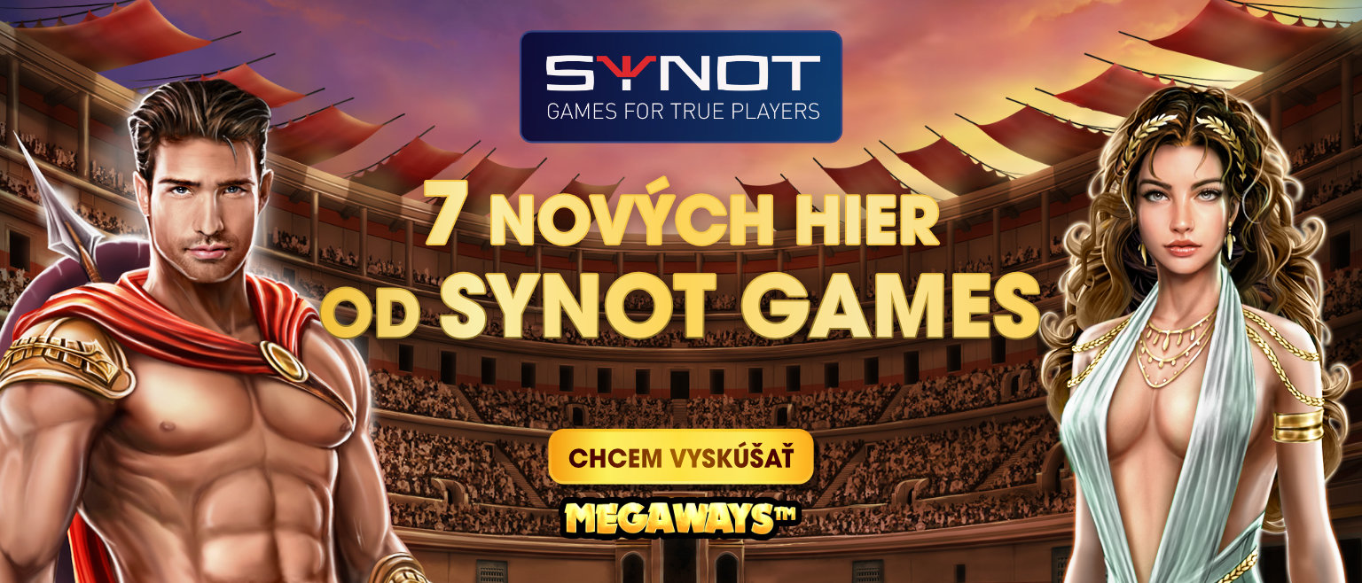 7 najnovších hier od Synot Games ťa čaká v MonacoBet online kasíne