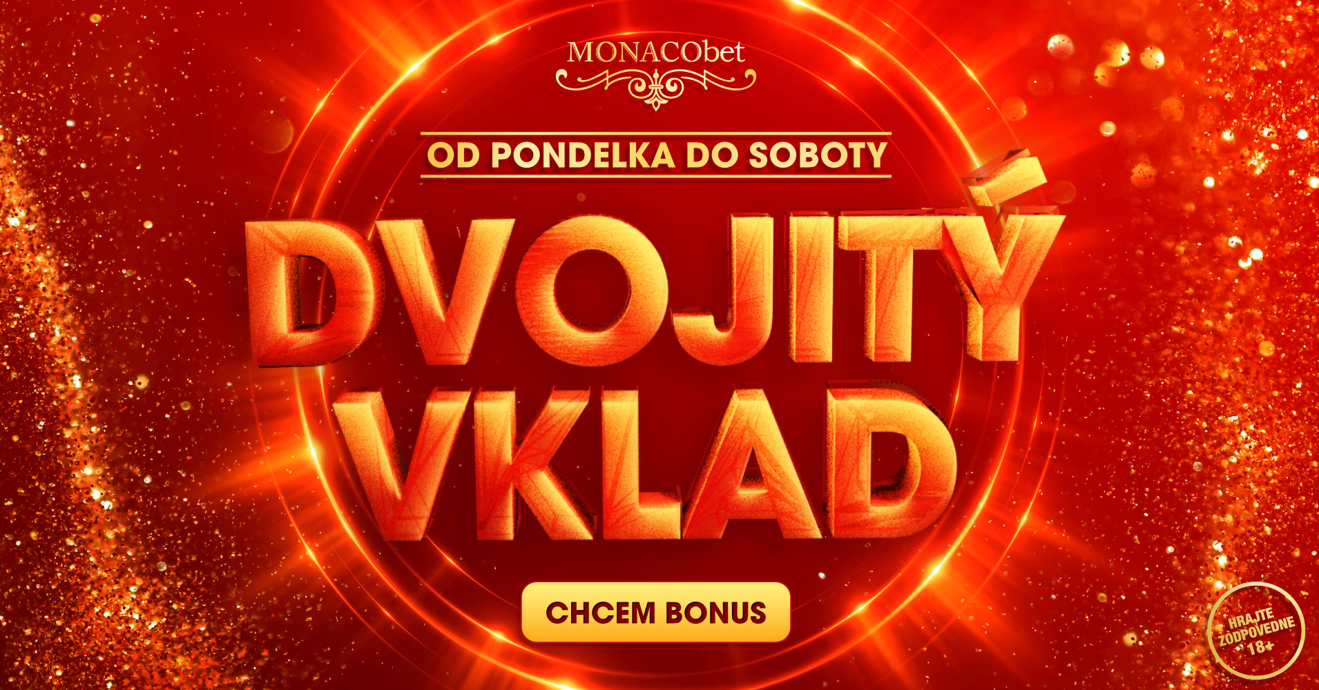 Získaj 300 € počas Dvojitého vkladu v MonacoBet online kasíne