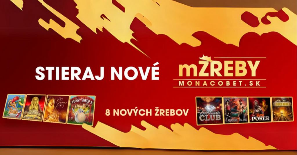 nové mžreby v MonacoBet