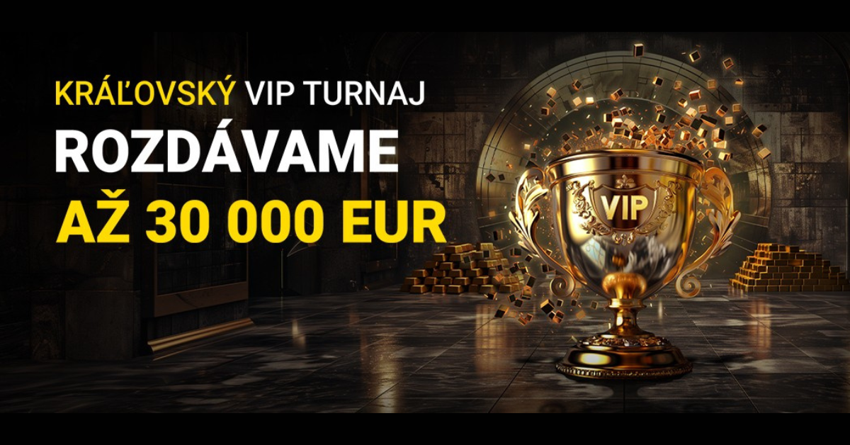 Hľadá sa VIP HRÁČ v boji o BALÍK 30 000 EUR vo Fortuna kasíne!