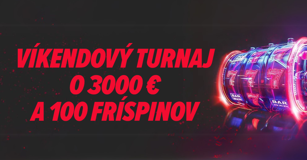 Víkendový turnaj o 3000 € a 100 fríspinov v DOXXbet