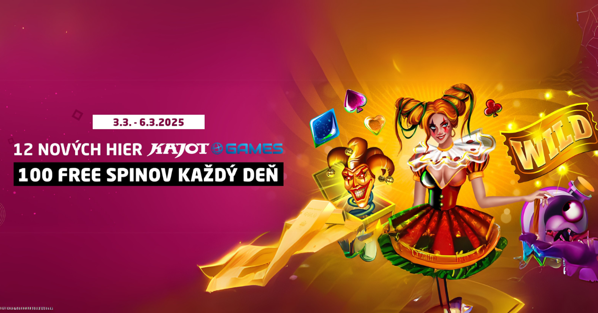 Nové Kajot hry v Synottip kasíne