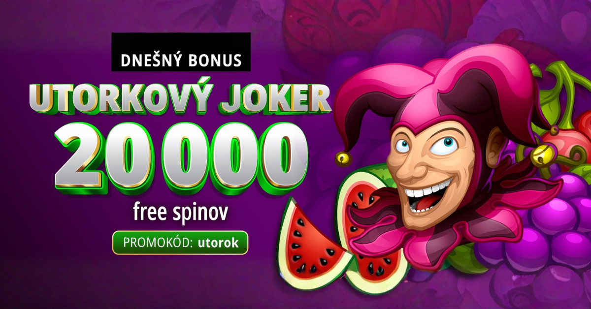 Utorkový Joker v MONACObet kasíne