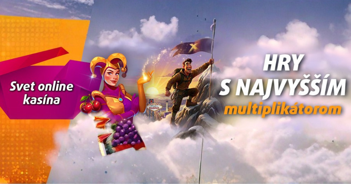Hry s najvyšším multiplikátorom v Tipsport kasíne