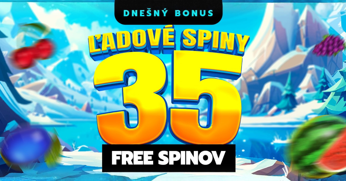 Získaj 35 FS s bonusom Ľadové spiny v Slovmatic kasíne