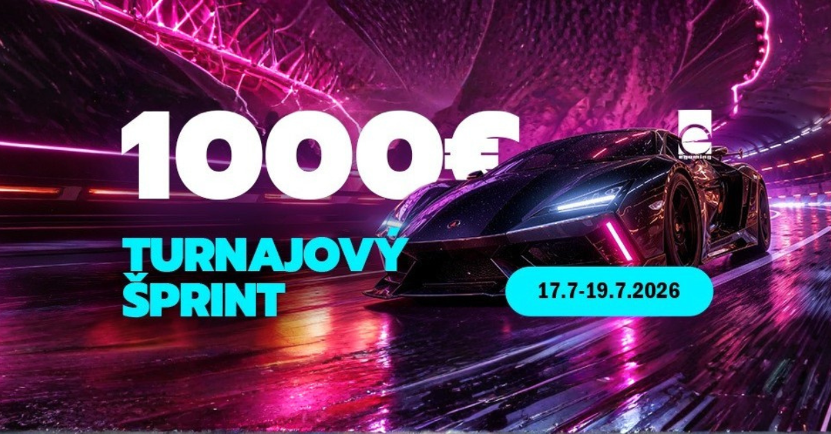 TURNAJOVÝ ŠPRINT E-GAMING v Slovmatic kasíne - 1000 €