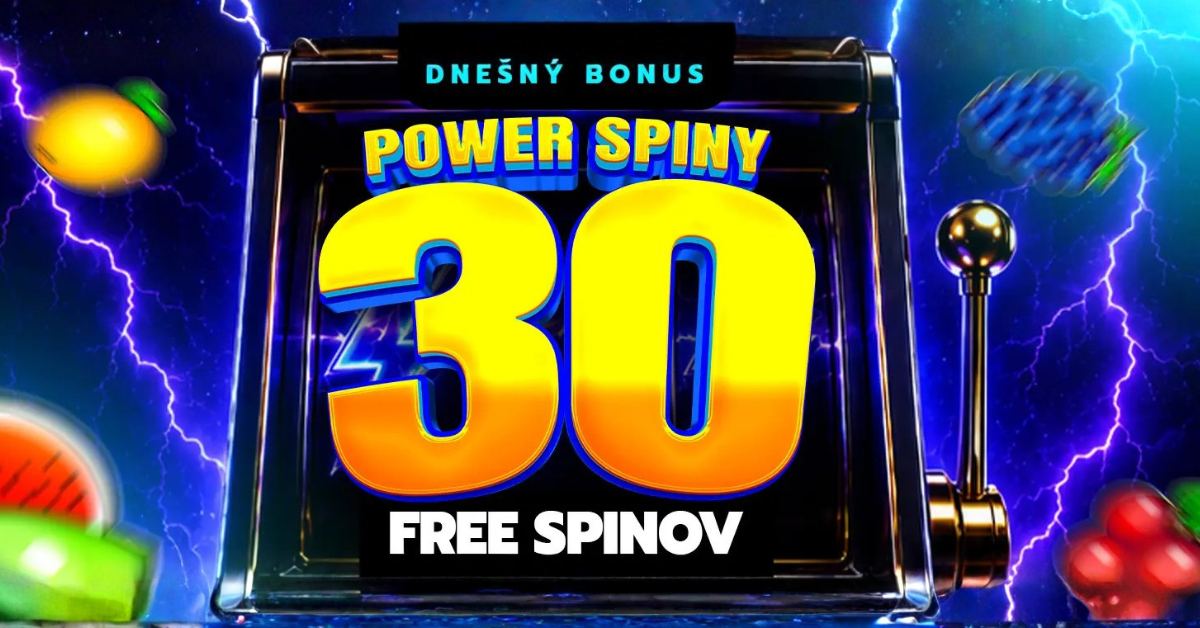 Získaj 30 FS s bonusom Power spiny v Slovmatic online kasíne