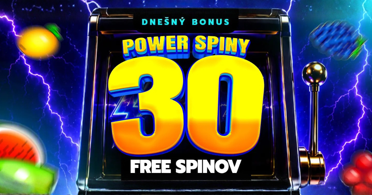 Získaj 30 FS s bonusom Power spiny v Slovmatic