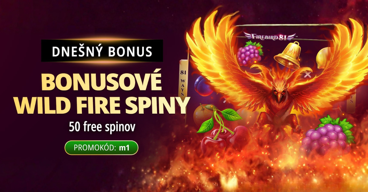 Získaj BONUSOVÉ WILD FIRE SPINY v MONACObet online kasíne