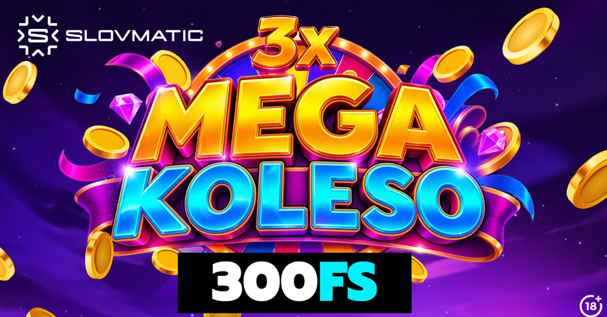 3x MEGA KOLESO AŽ 300FS v Slovmatic kasíne