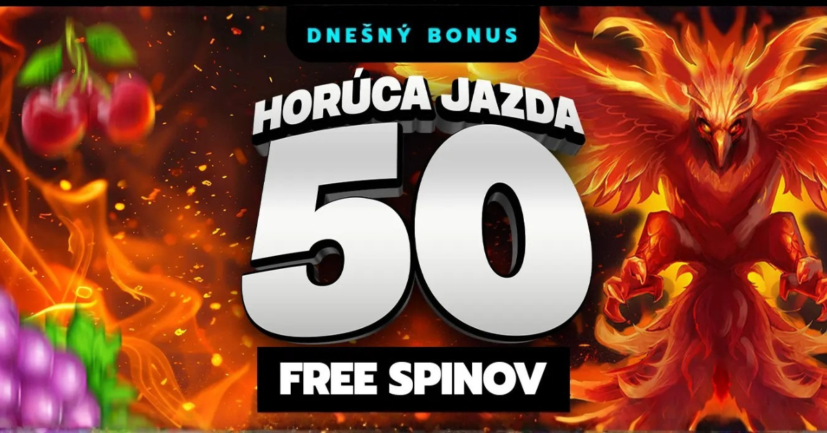 Získaj 50 FS s bonusom Horúca jazda v Slovmatic online kasíne