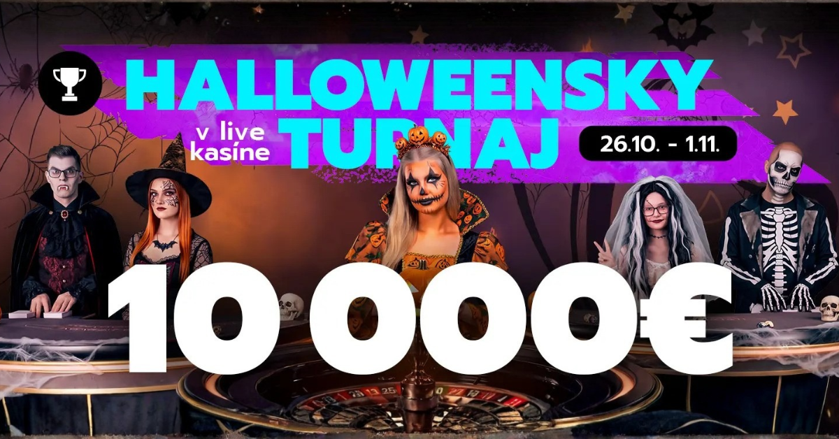 Halloweenský turnaj o 10 000 € v MONACObet online kasíno